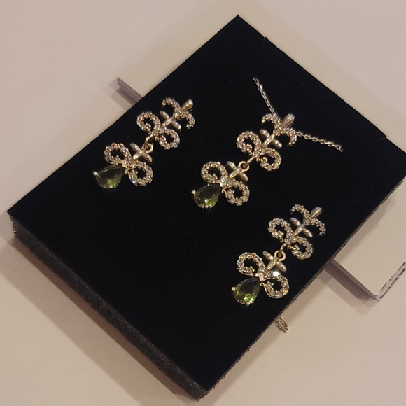 925 Sterling Silver Turkish Zultanite Wedding Jewelry Set for Women,NEW,PearCut - Picture 4 of 12